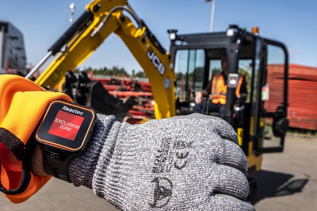 Reactec's smart watch to protect workers from moving vehicles
