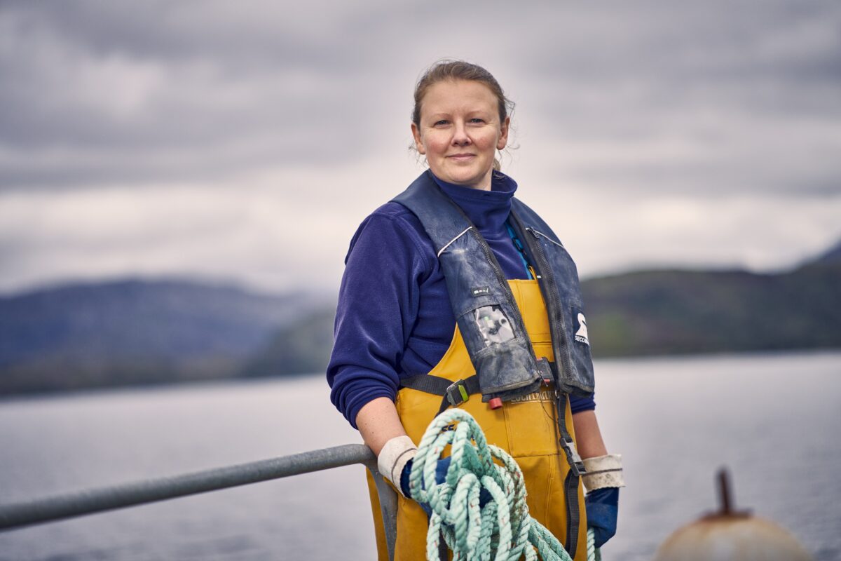 Hazel Wade, Loch Duart Salmon Farm Operations Director