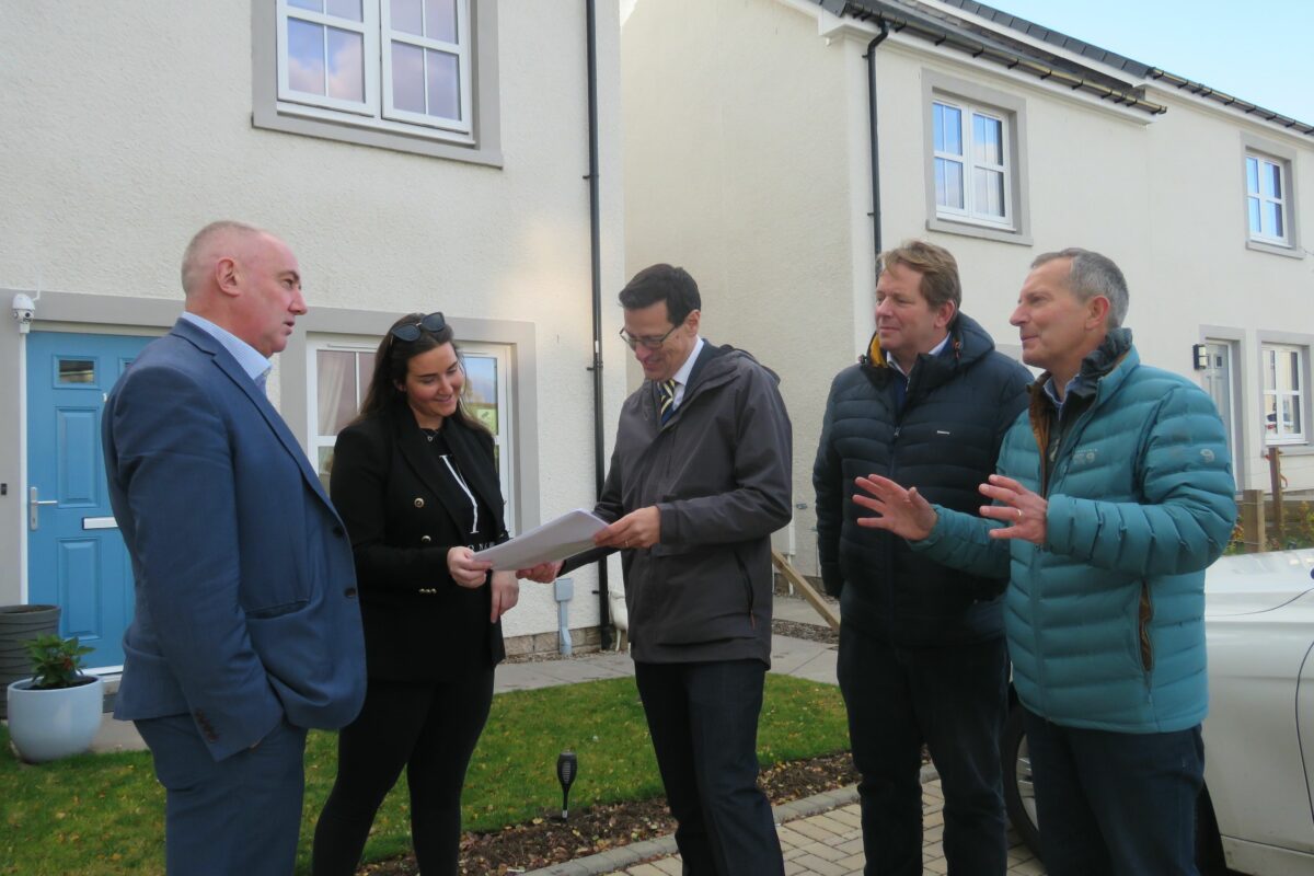 Caledonia Housing Association welcomes Scotland's Housing Minister to Perthshire 